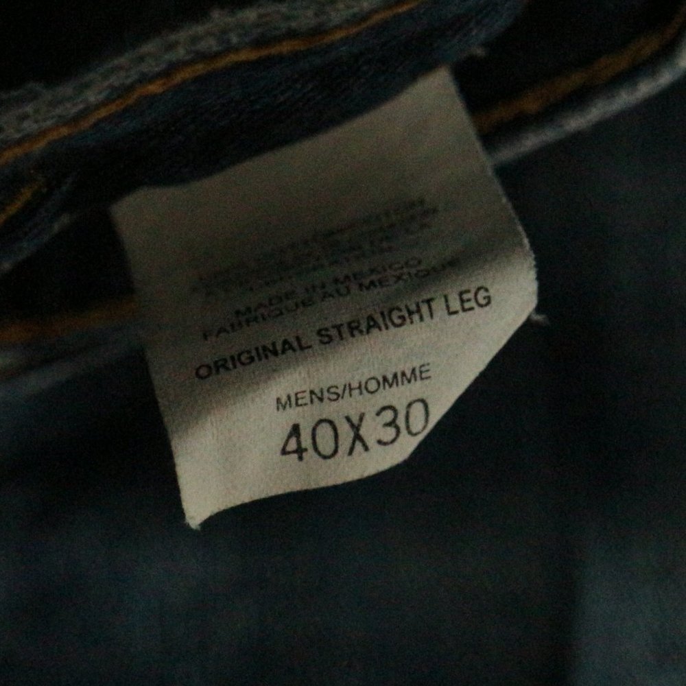 EDDIE BAUER Original Straight Leg Jeans Mens Sz 40x30 - Picture 6 of 9